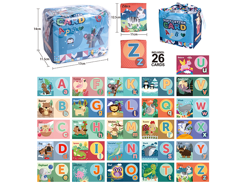 26 Alphabet Card Fabric Book