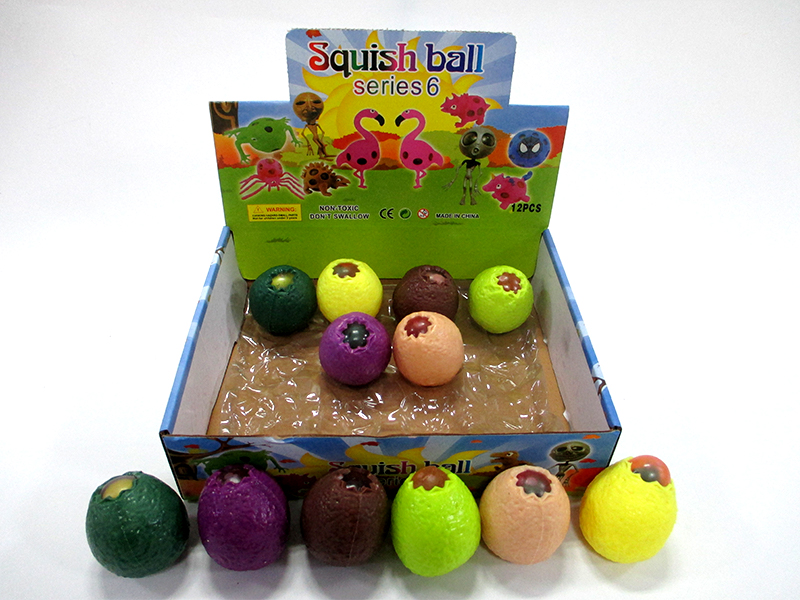 12Pcs Dinosaur Egg Colorful Ball