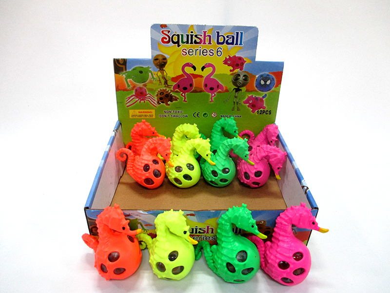 12Pcs Hippocampus Colorful Ball