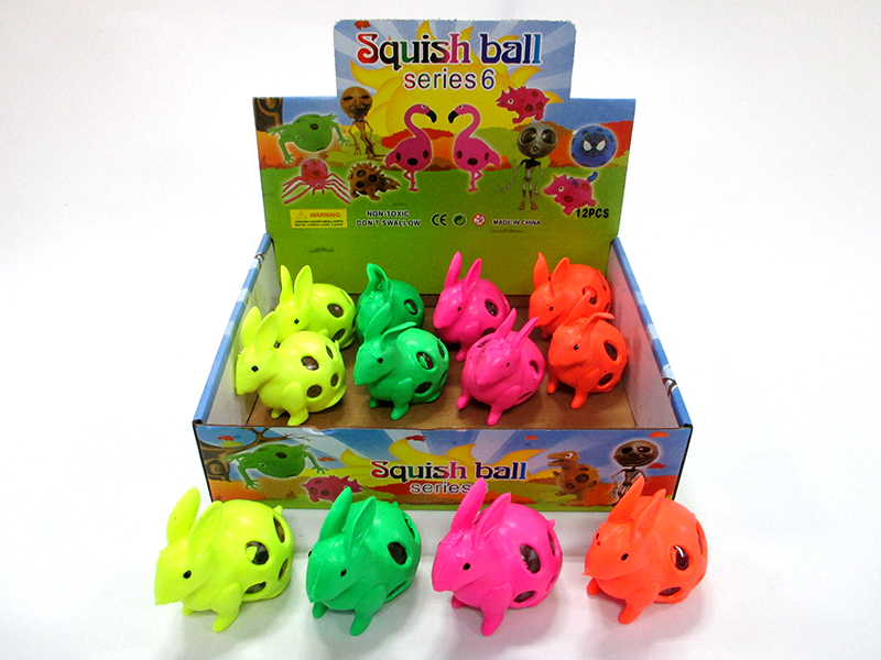 12Pcs Rabbit Colorful Ball
