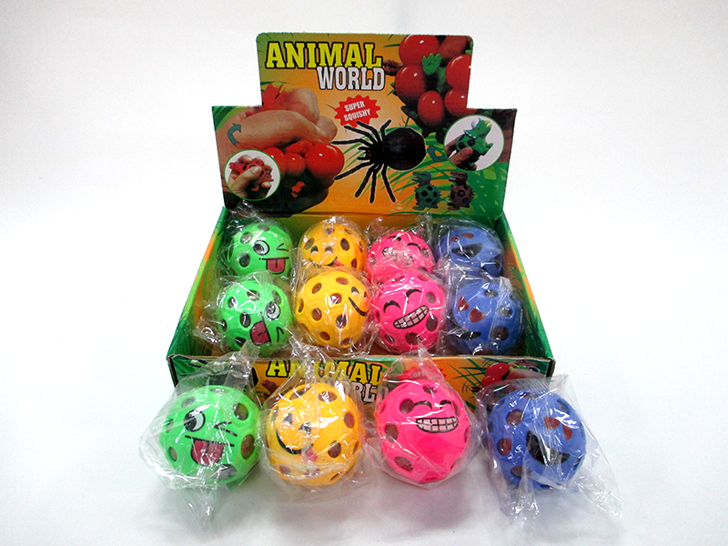 12Pcs Expression Colorful Ball