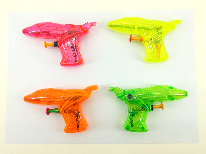 Transparent Aircraft Water Gun With Whistle