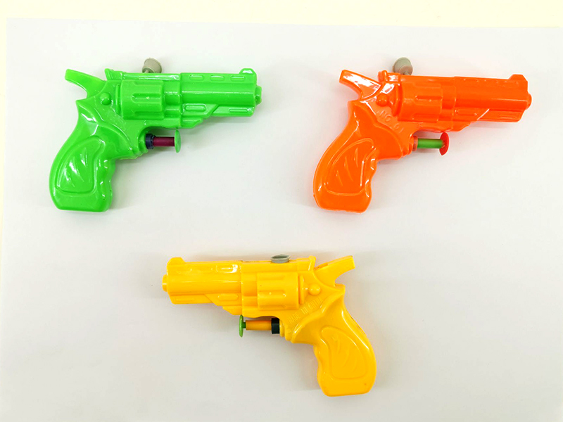 Solid Color Left Wheel Water Gun With Whistle