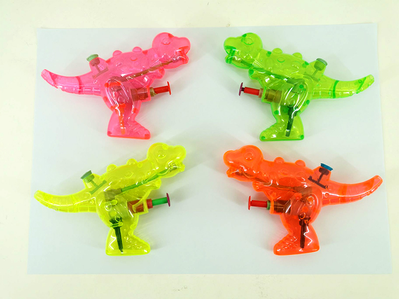 Transparent Dinosaur Water Gun With Whistle
