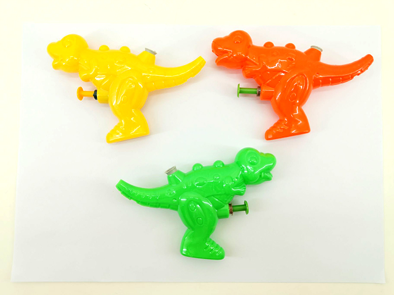 Solid Color Dinosaur Water Gun With Whistle
