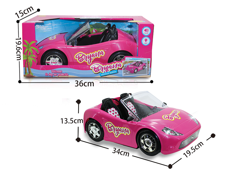 Slide Convertible Car(Lights,Music)