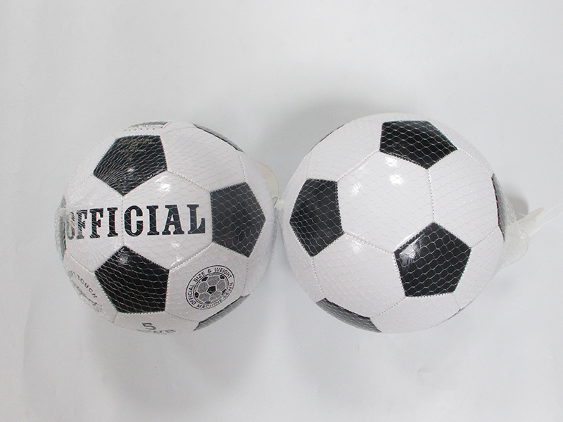 9 Inch Black And White Block Football Toy