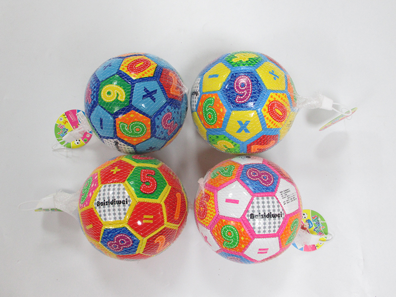 6 Inch Colored Letter Football Toy