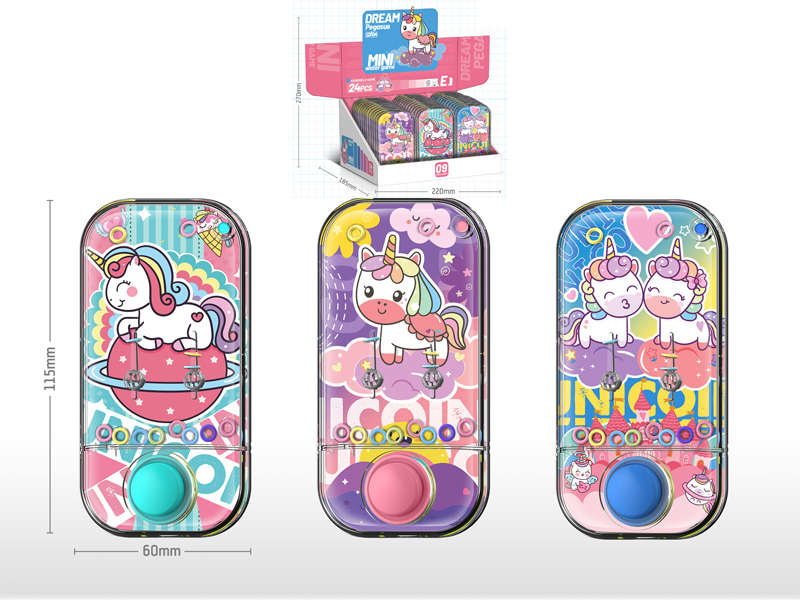 24Pcs Unicorn Water Game Toy