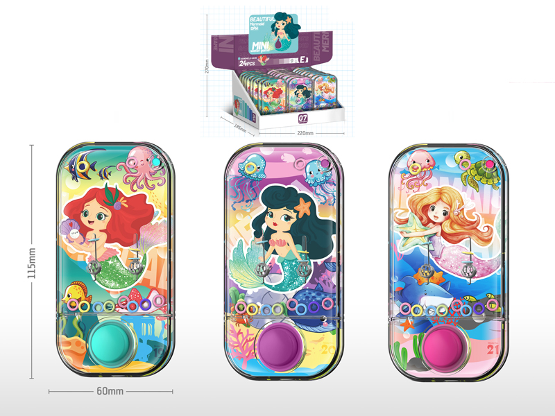 24Pcs Mermaid Water Game Toy