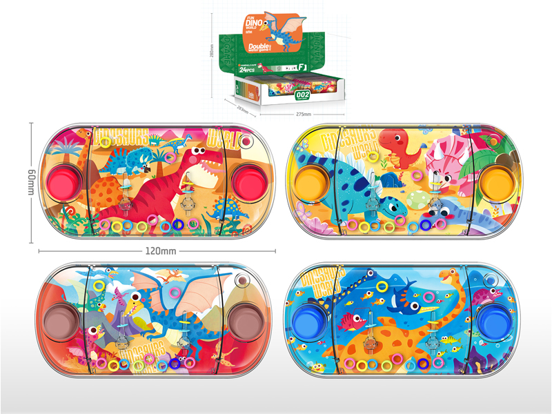 24Pcs Dinosaur Water Game Toy