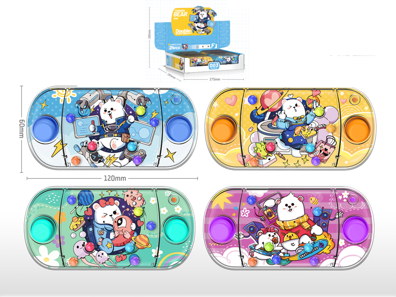 24Pcs Anime Bear Water Game Toy