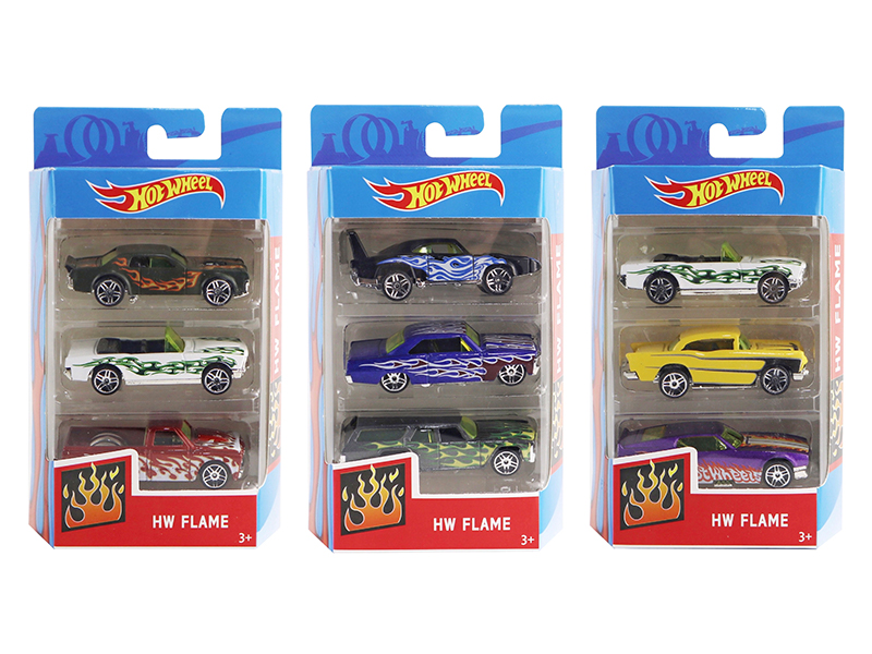 3PCS Alloy Slide Muscle Car
