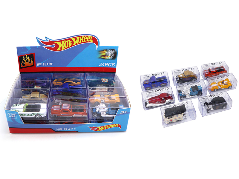 24PCS Alloy Slide Vintage Car