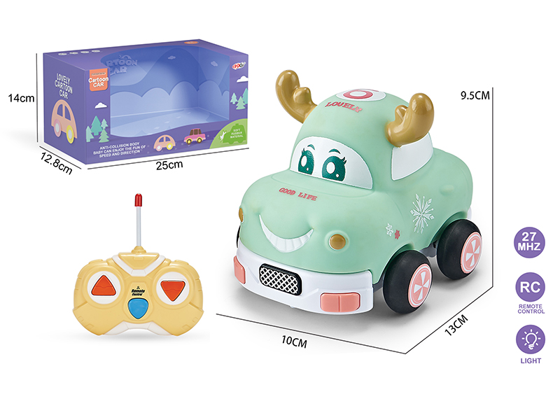 27Mhz 2-Channel Remote Control Vinyl Deer Car (With Lights)