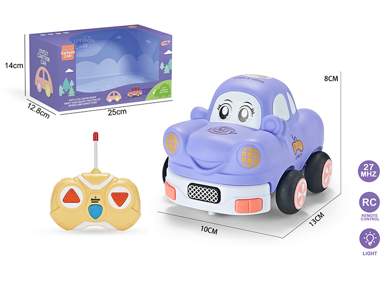 27Mhz 2-Channel Remote Control Vinyl Beetle Car (With Lights)