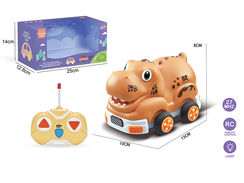 27Mhz 2-Channel Remote Control Vinyl Tyrannosaurus Rex Car(With Lights)