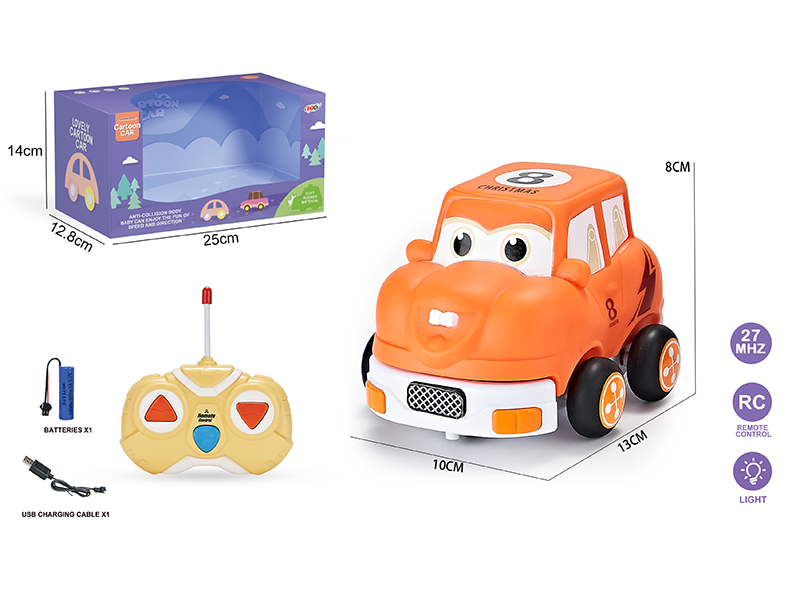 27Mhz 2-Channel Remote Control Vinyl Q Edition Jeep Truck(With Lights)Included Battery