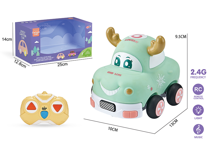 2.4G 3-Channel Remote Control Vinyl Deer Car (With Lights And Music)