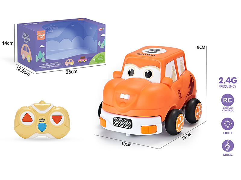 2.4G 3-Channel Remote Control Vinyl Q Edition Jeep Truck(With Lights And Music)