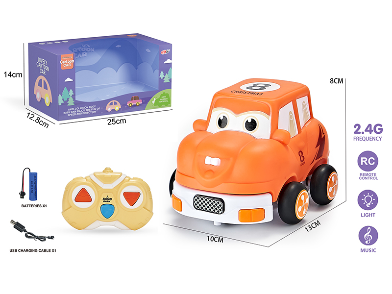 2.4G 3-Channel Remote Control Vinyl Q Edition Jeep Truck(With Lights And Music)Included Battery