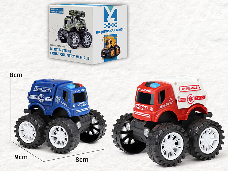 Friction Stunt Rescue Car