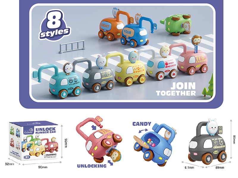 Unlock Number Car(1PCS)