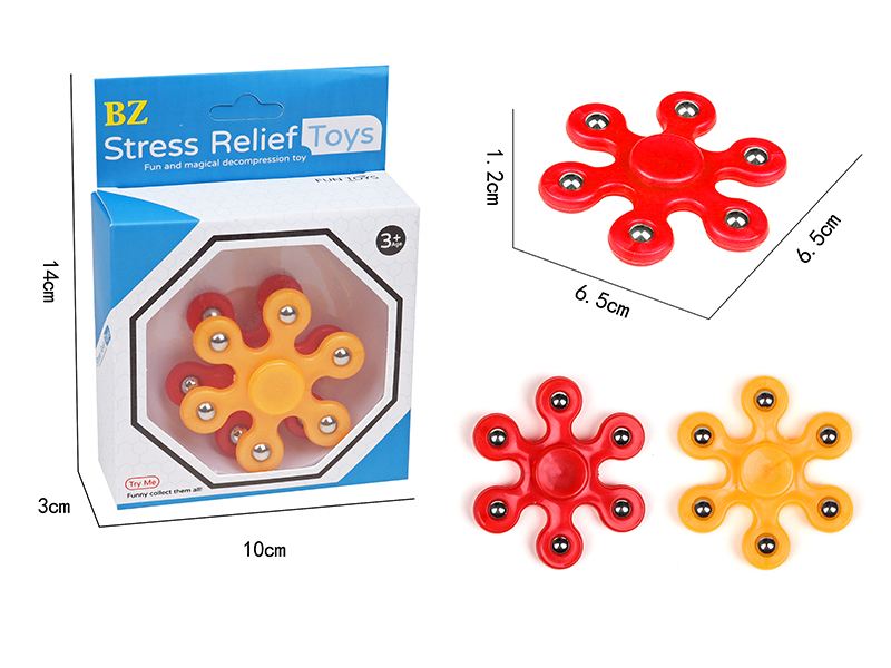 Relief Stress Toys Finger Spinner 2pcs