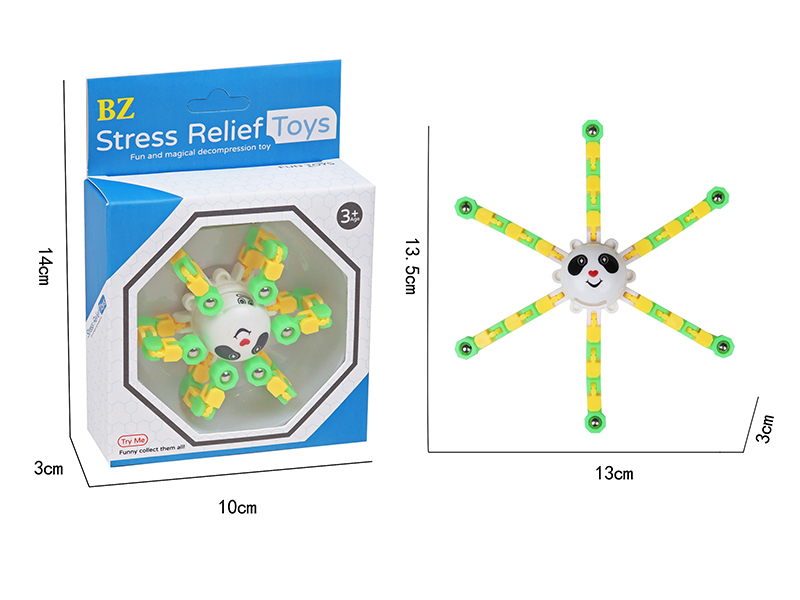 Relief Stress Toys Face Changing Mechanical Finger Spinner