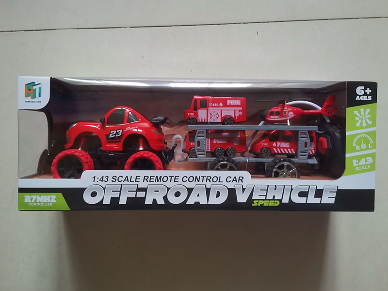 1:43 R/C Off Road Vehicle+4 Slide Car