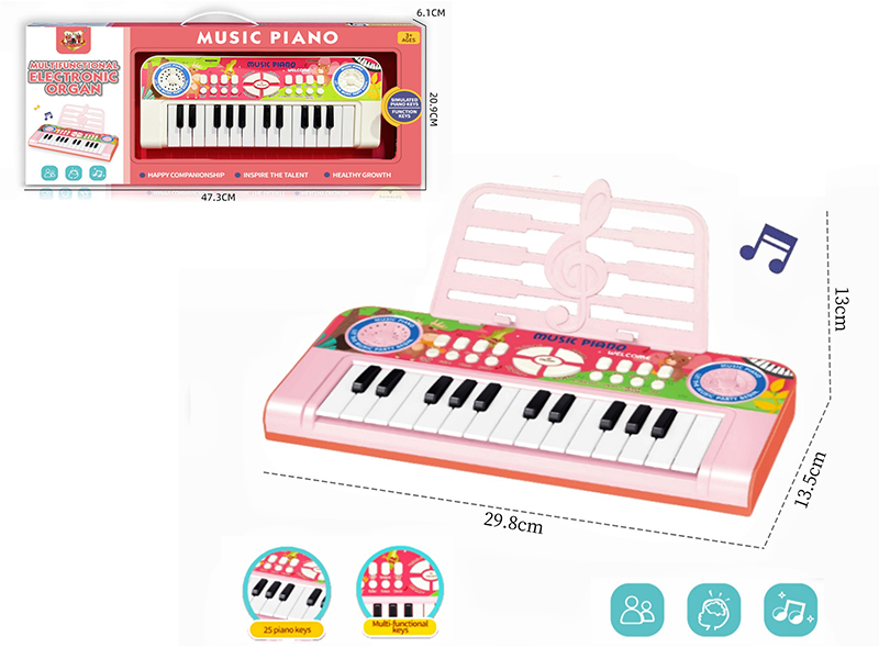25 Scale Electronic Organ