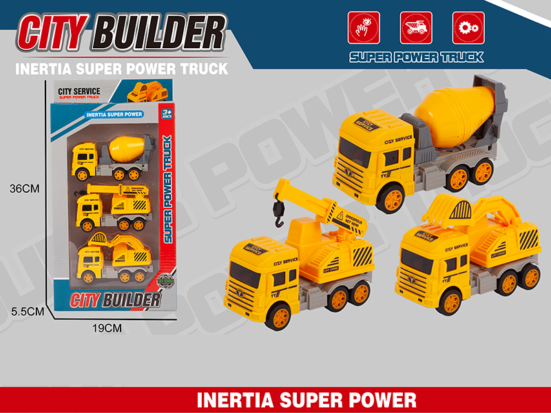 Friction Engineering Truck 3pcs