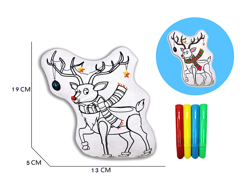 DIY Coloured Drawing Elk Toys