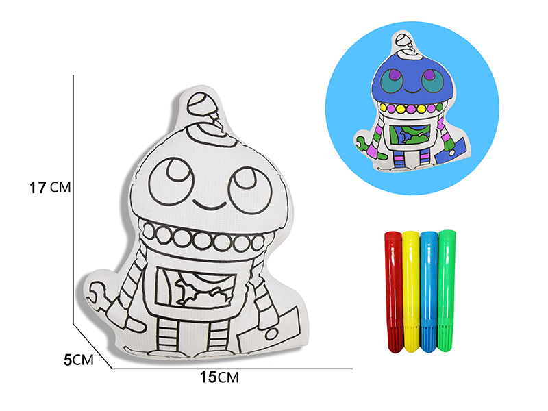 DIY Coloured Drawing Robot Toys