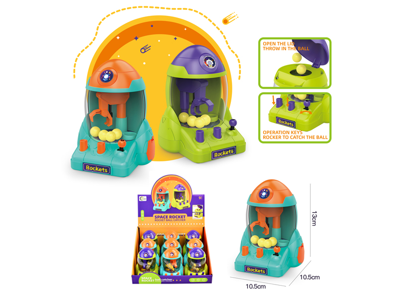 9PCS Rocket Grabbing Machine