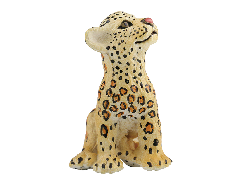 Sitting Leopard Cub Animal Model