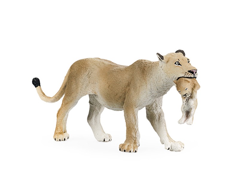 Lioness With Lion Cub Animal Model