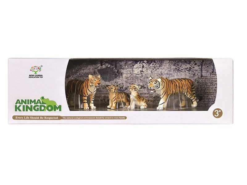 Tiger Animal Models 4pcs