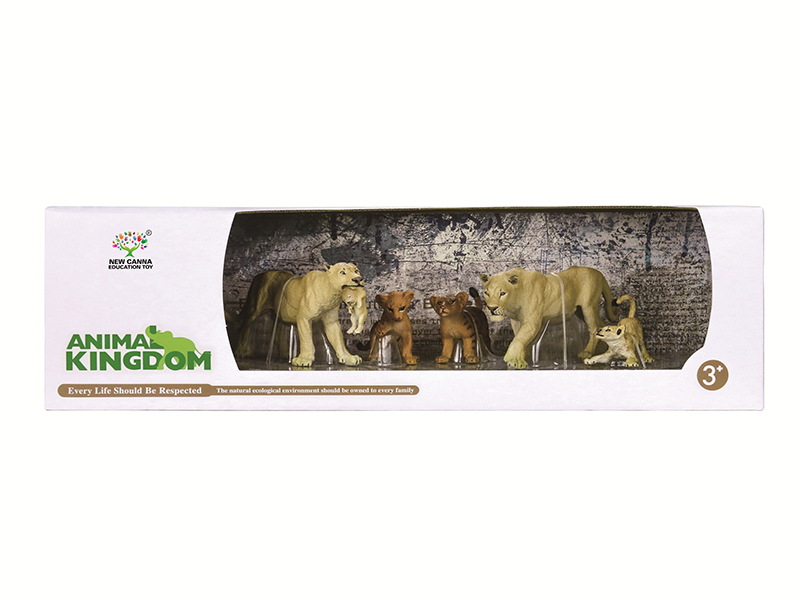Lion Animal Models 5pcs