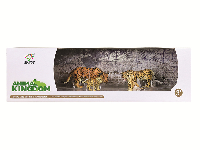 Leopard Animal Models 4pcs