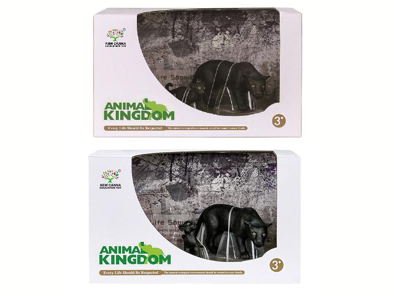 Panther Animal Models 2pcs(Two Mixed)