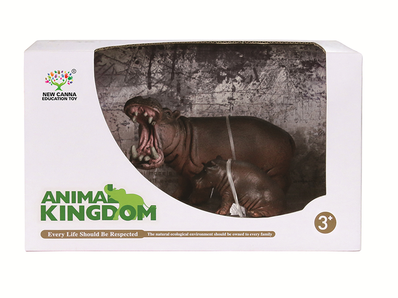 Hippo Animal Models 2pcs