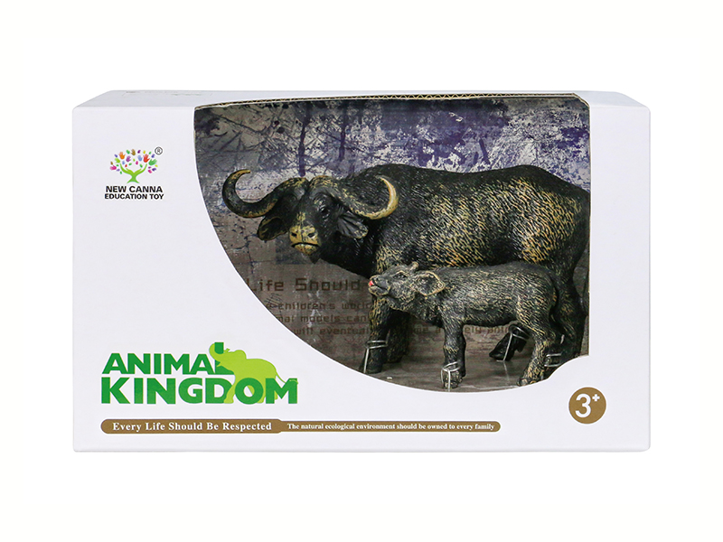 Buffalo Animal Models 2pcs