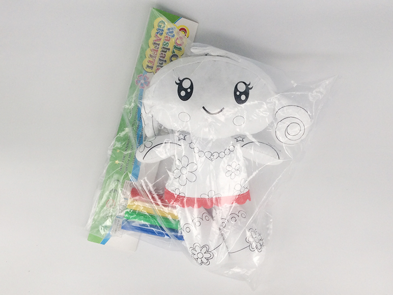 Creative DIY Stuffed Washable Coloring Toys - Princess