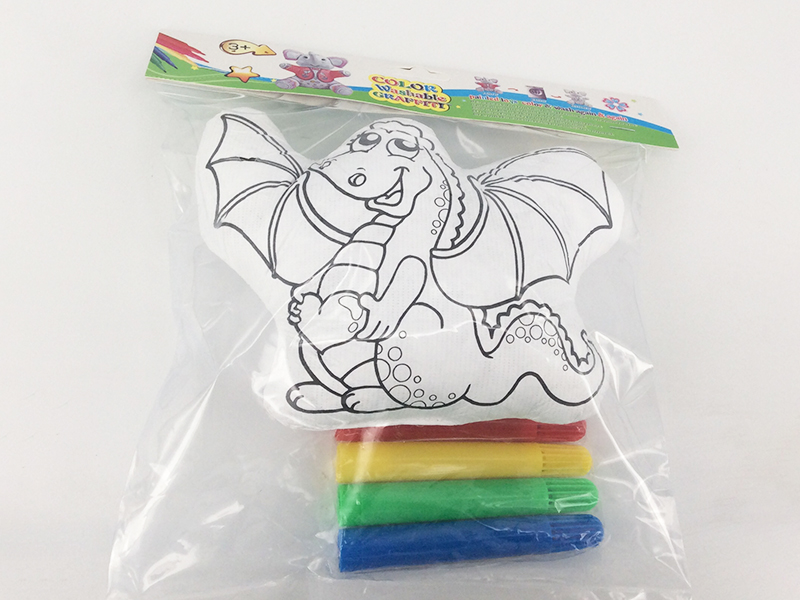 Creative DIY Stuffed Washable Coloring Toys - Pterosaurs