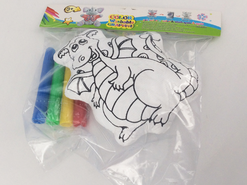 Creative DIY Stuffed Washable Coloring Toys - Pterosaurs