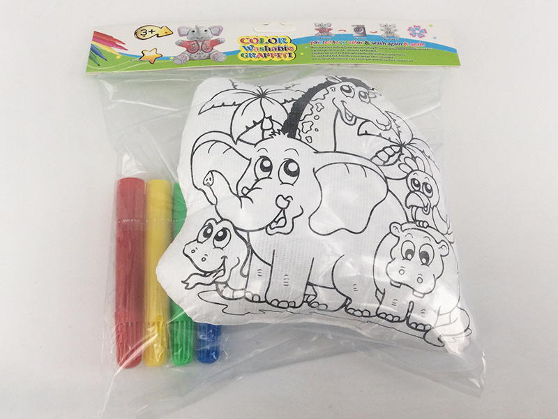 Creative DIY Stuffed Washable Coloring Toys - Forest Animals
