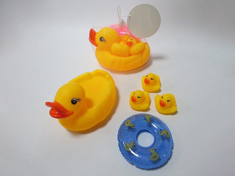 Small Vinyl Duck Set+ Swim Ring