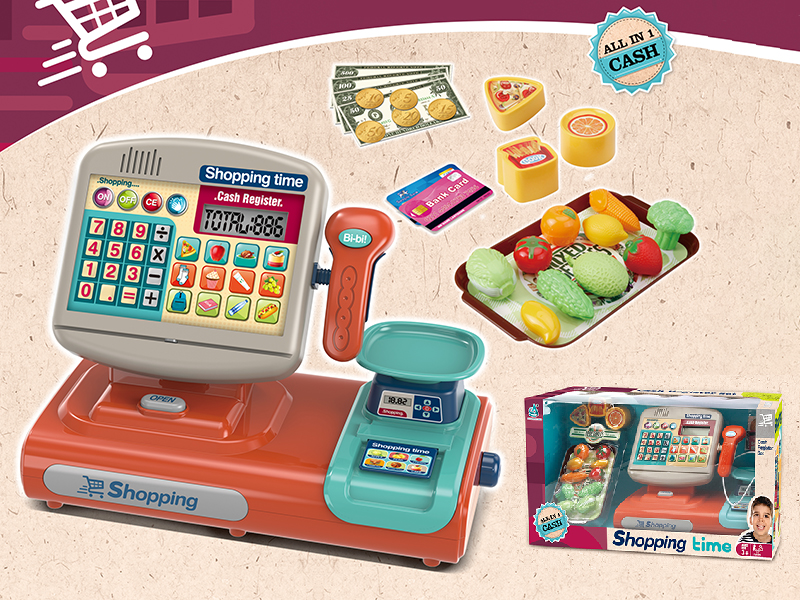 Cash Register Fruit Set(Touch Screen ,With Voice Function)