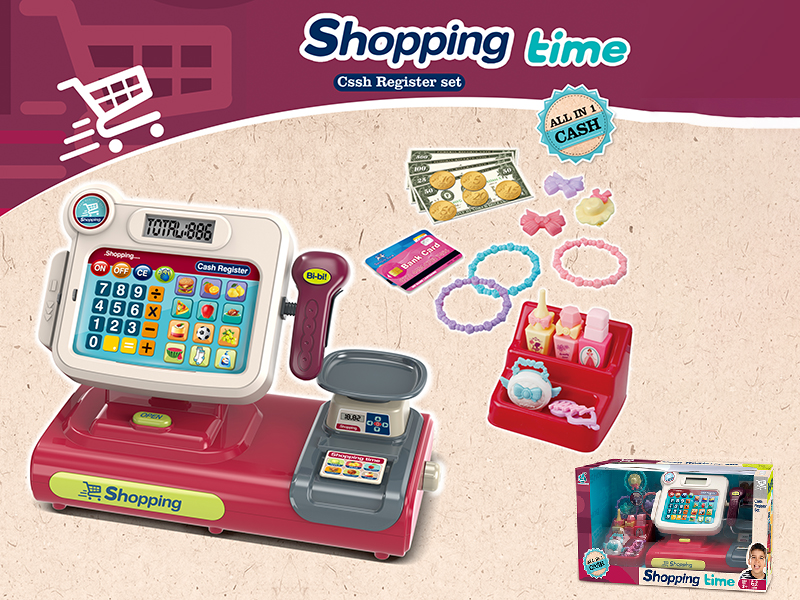 Cash Register Makeup Set(Touch Screen ,With Voice Function)